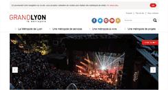 Desktop Screenshot of grandlyon.com